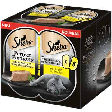 Sheba Perfect Portions mit Huhn 48 x 37,5g (18,88€/kg)