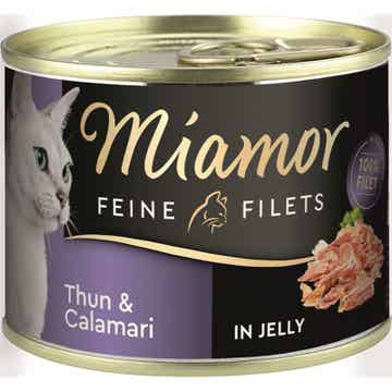 Miamor Feine Filets Thun & Calamari 24 x 185g (11,26€/kg)