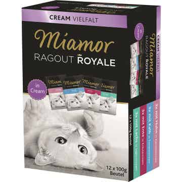 Miamor Ragout Royale Cream Vielfalt Multibox 24 x 100g (6,25€/kg)