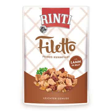 Rinti Filetto Jelly Huhn & Lamm 12 x 100g (13,33€/kg)