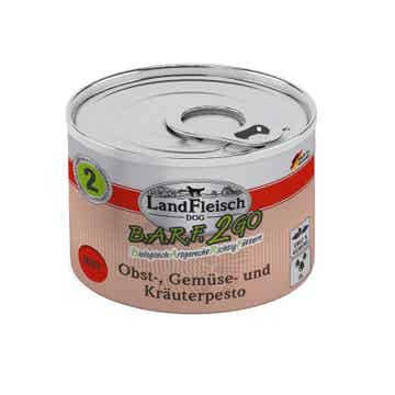 LandFleisch B.A.R.F.2GO Obst-, Gemüse und Kräuterpesto Rot 12 x 200g (11,66€/kg)