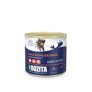 Bozita Dog Dose Paté Lachs 12 x 625g (5,33€/kg)