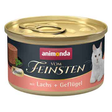 Animonda Cat Dose vom Feinsten Adult Lachs & Geflügel 12 x 85g (15,68€/kg)