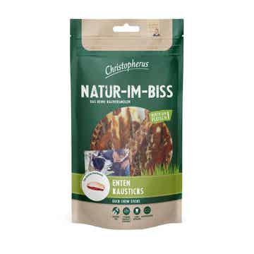 Christopherus Snack Natur-Im-Biss Enten Kausticks 12 x 70g (35,70€/kg)