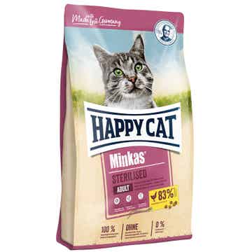 Happy Cat Minkas Sterilised Geflügel 10 kg (4,60€/kg)
