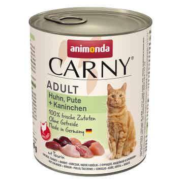 Animonda Cat Dose Carny Adult Huhn & Pute & Kaninchen 6 x 800g (5,00€/kg)