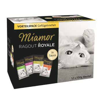 Miamor Ragout Royale Geflügelvielfalt in Sauce Multibox 12 x 100g (6,66€/kg)