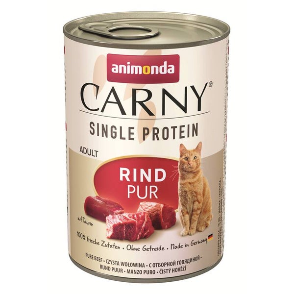Animonda Cat Dose Carny Adult Single Protein Rind pur 18 x 400g (6,39€/kg)