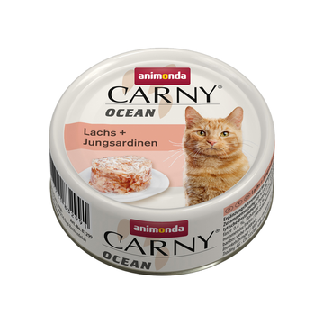 Animonda Cat Dose Carny Ocean Lachs & Jungsardinen 24 x 80g (24,99€/kg)