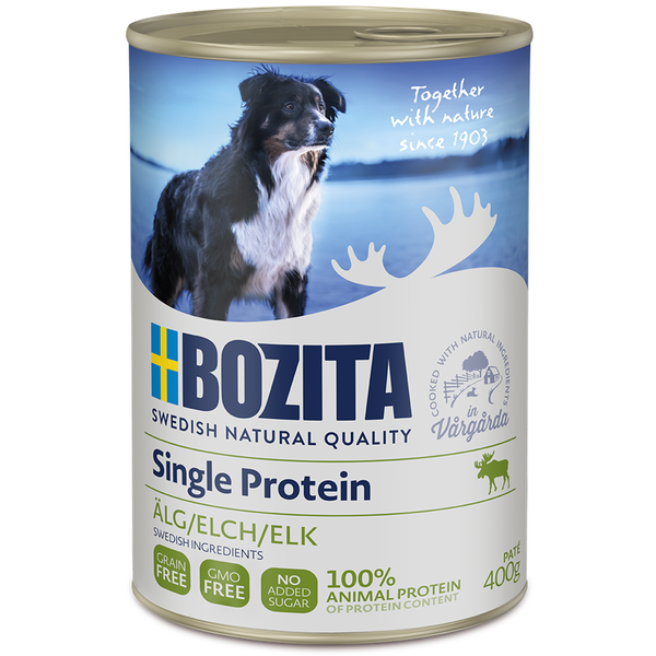 Bozita Dog Dose Elch Singleprotein 6 x 400g (10,83€/kg)
