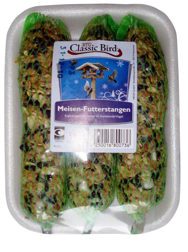 Classic Bird Meisen-Futterstange 20 x 3 Stück (2,40€/3 Stk.)
