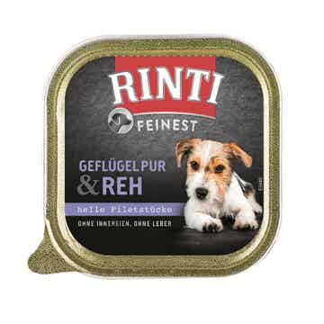 Rinti Feinest Geflügel Pur & Reh 4 x 150g (11,65€/kg)