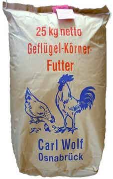 Carl Wolf Geflügelkörnerfutter 2 x 25 kg (1,32€/kg)