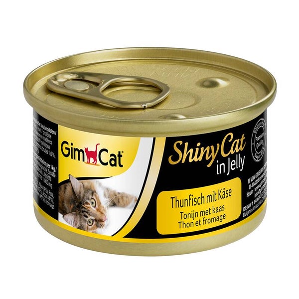 GimCat ShinyCat Thunfisch & Käse Jelly 6 x 70g (30,93€/kg)