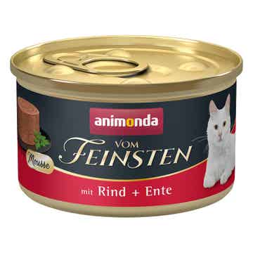 Animonda Cat Dose vom Feinsten Adult Rind & Ente 12 x 85g (15,68€/kg)