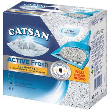 Catsan Active Fresh Klumpstreu 3 x 8 Liter (1,67€/L)