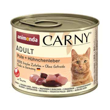 Animonda Cat Dose Carny Adult Pute & Hühnchenleber 12 x 200g (8,33€/kg)