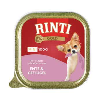 Rinti Gold Mini Ente & Geflügel 32 x 100g  (7,50€/kg)