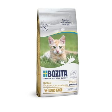 Bozita Kitten Grain free Chicken 2 x 2 kg (11,50€/kg)