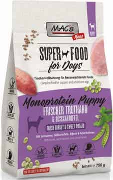 MACs Dog Mono Puppy - Truthahn & Süßkartoffel 2 x 750g (13,33€/kg)