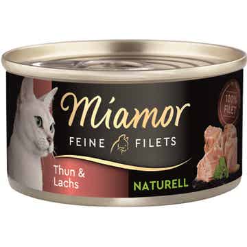 Miamor Feine Filets Naturell Thun & Lachs 24 x 80g (16,66€/kg)