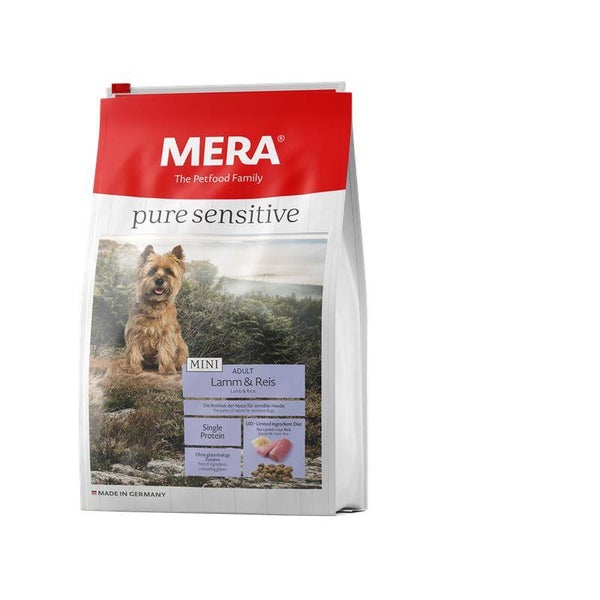 Mera Dog Pure Sensitive Mini Lamm & Reis 1 kg (9,99€/kg)