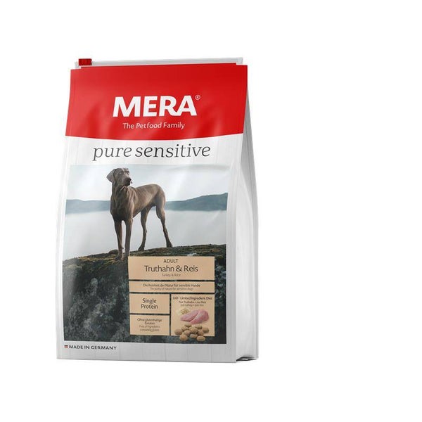 Mera Dog Pure Sensitive Truthahn & Reis 2 x 12,5 kg (4,80€/kg)