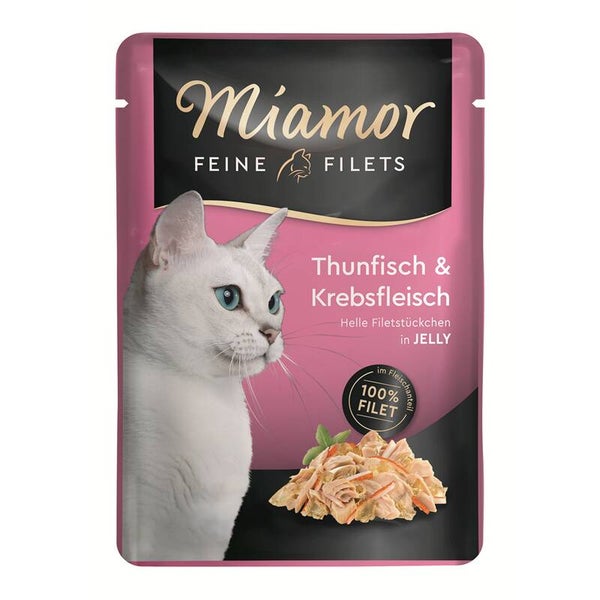 Miamor Feine Filets Thunfisch & Krebsfleisch 12 x 100g (14,16€/kg)