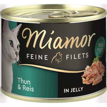 Miamor Feine Filets Thun & Reis 12 x 185g (13,51€/kg)