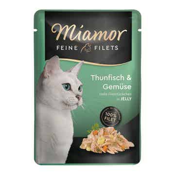 Miamor Feine Filets Thunfisch & Gemüse 6 x 100g (14,98€/kg)