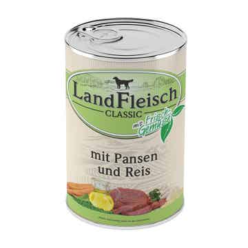 LandFleisch Classic Pansen & Reis mit Frischgemüse 6 x 400g (5,00€/kg)