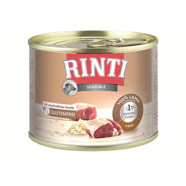 Rinti Sensible Lamm & Reis 24 x 185g (8,11€/kg)