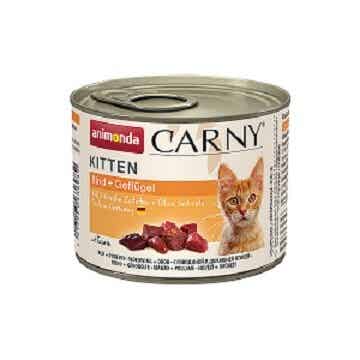 Animonda Cat Dose Carny Kitten Rind & Geflügel 18 x 200g (7,50€/kg)