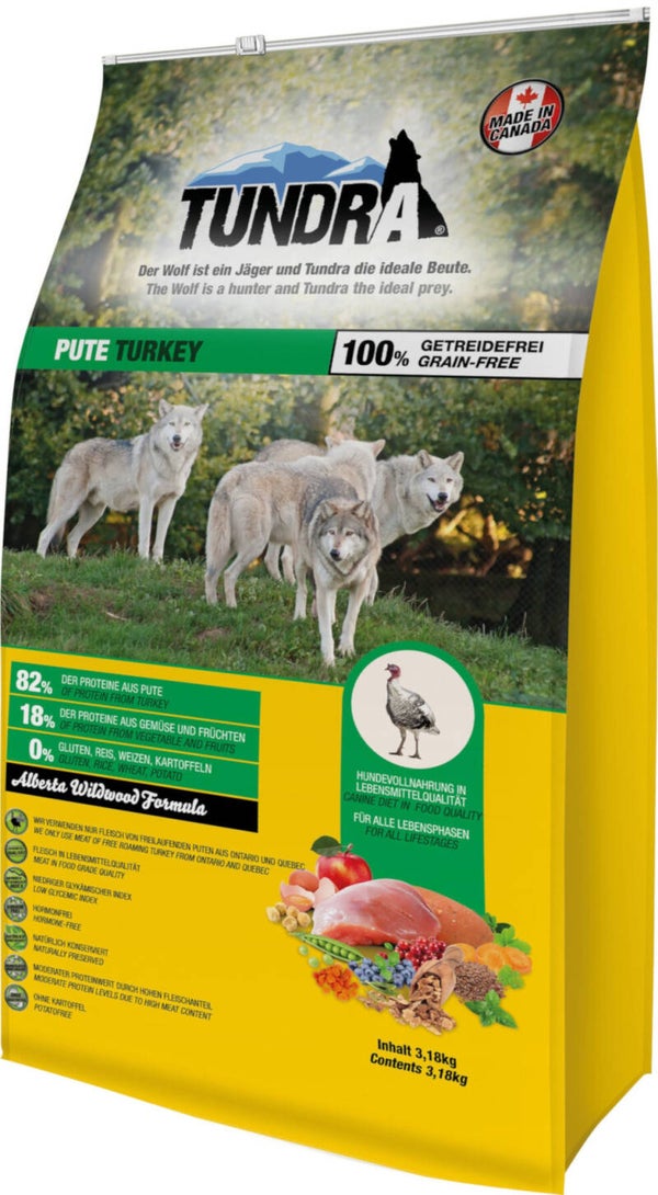 Tundra Dog Trockenfutter Pute 3,18 kg (9,43€/kg)