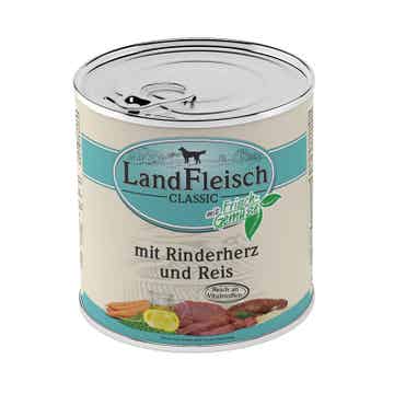 LandFleisch Classic Rinderherz & Reis mit Frischgemüse 6 x 800g (4,17€/kg)