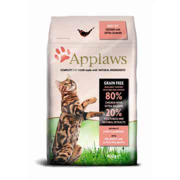 Applaws Cat Trockenfutter Hühnchen & Lachs 2 x 400g (16,24€/kg)