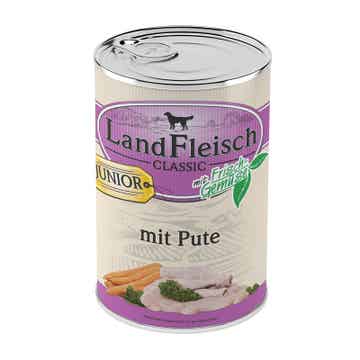 LandFleisch Classic Junior Pute mit Frischgemüse 6 x 400g (5,00€/kg)