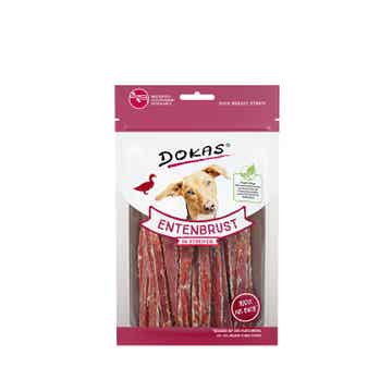Dokas Dog Snack Entenbrust in Streifen 6 x 70g (42,83€/kg)