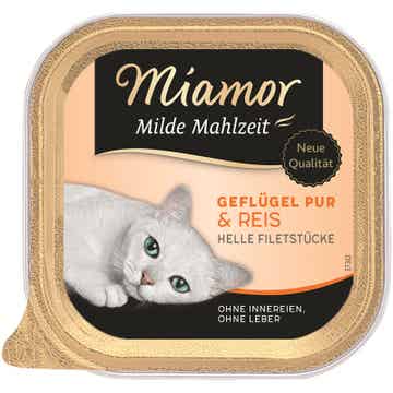 Miamor Milde Mahlzeit Geflügel & Reis 32 x 100g (11,25€/kg)