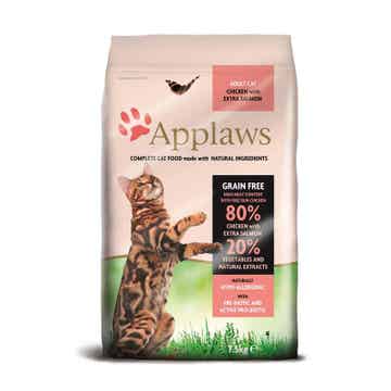 Applaws Cat Trockenfutter Hühnchen & Lachs 2 x 7,5 kg (6,67€/kg)