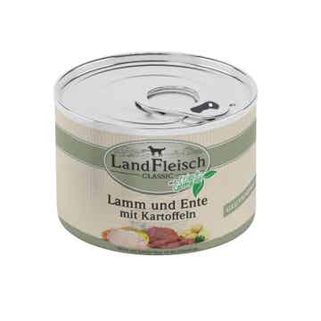 LandFleisch Classic Lamm & Ente & Kartoffeln mit Frischgemüse 6 x 195g (8,54€/kg)