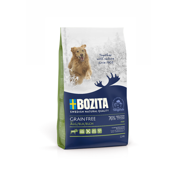 Bozita Dog Getreidefrei Elch 2 x 1,1 kg (7,72€/kg)