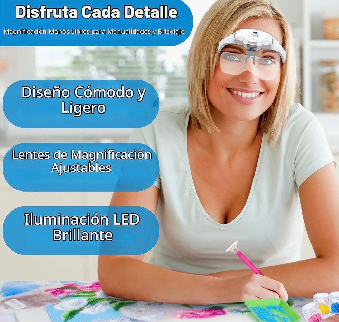 Lentes para aplicación de pestañas