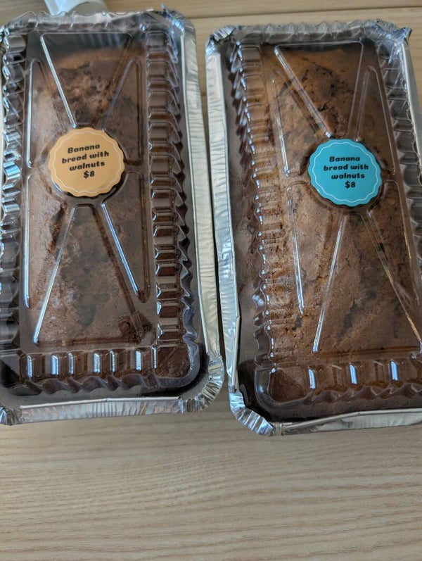Banana bread loaf