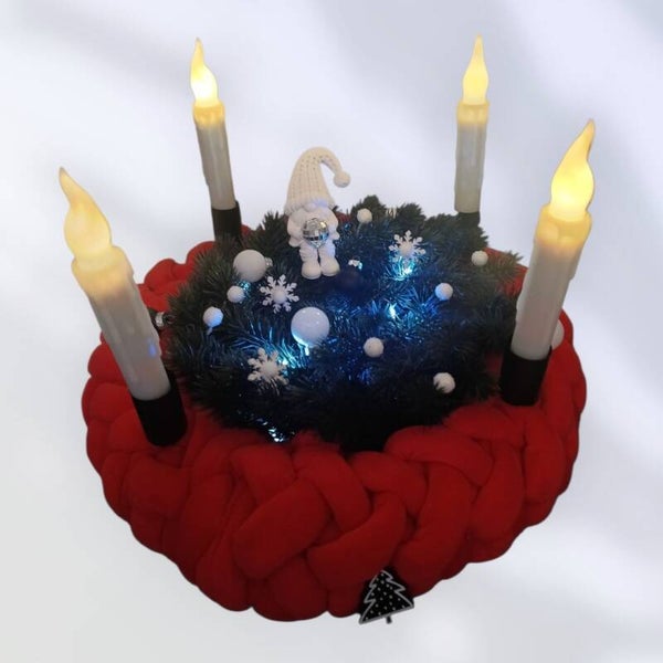 Adventskranz Häkel