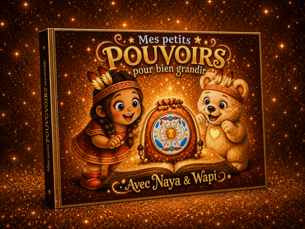 Le 1er livre: "Mes petits pouvoirs pour bien grandir" (164 pages illustrées)