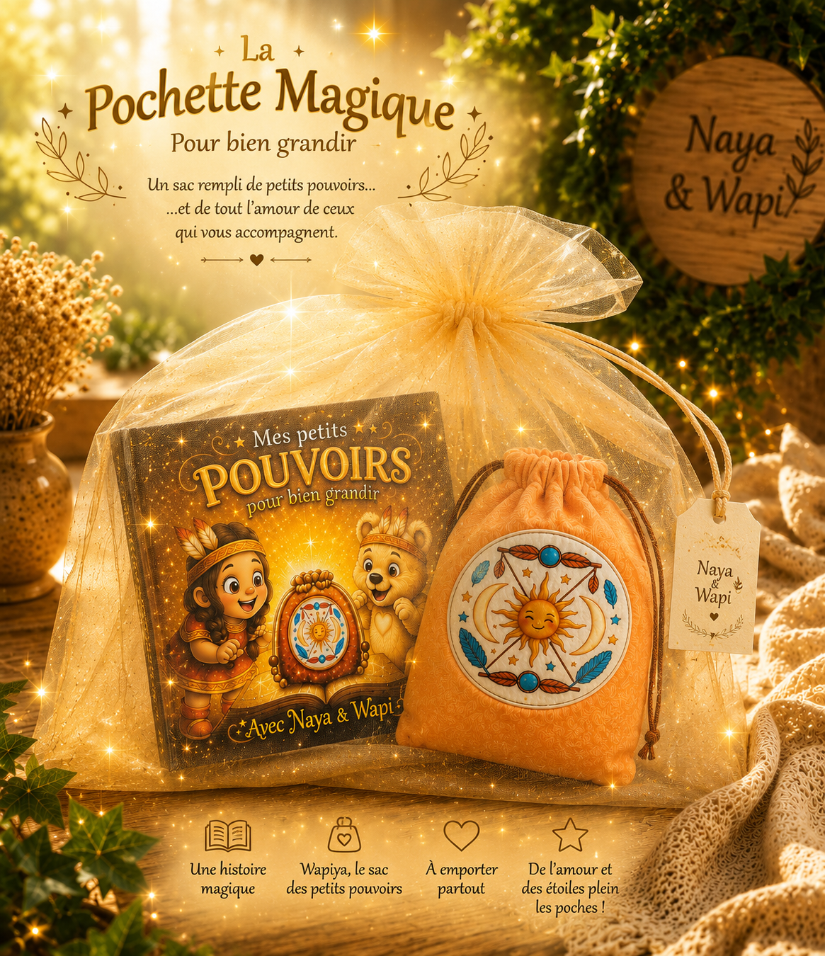 🎁 Pochette magique  "J'ACTIVE MES PETITS POUVOIRS"