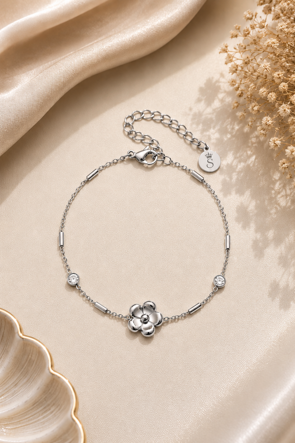 Bloom Armband Zilver