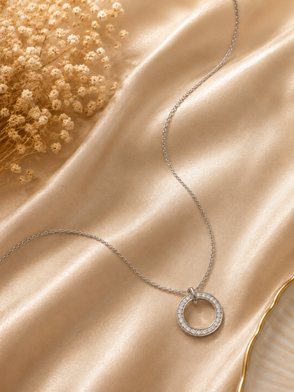 Endless Grace Necklace Zilver