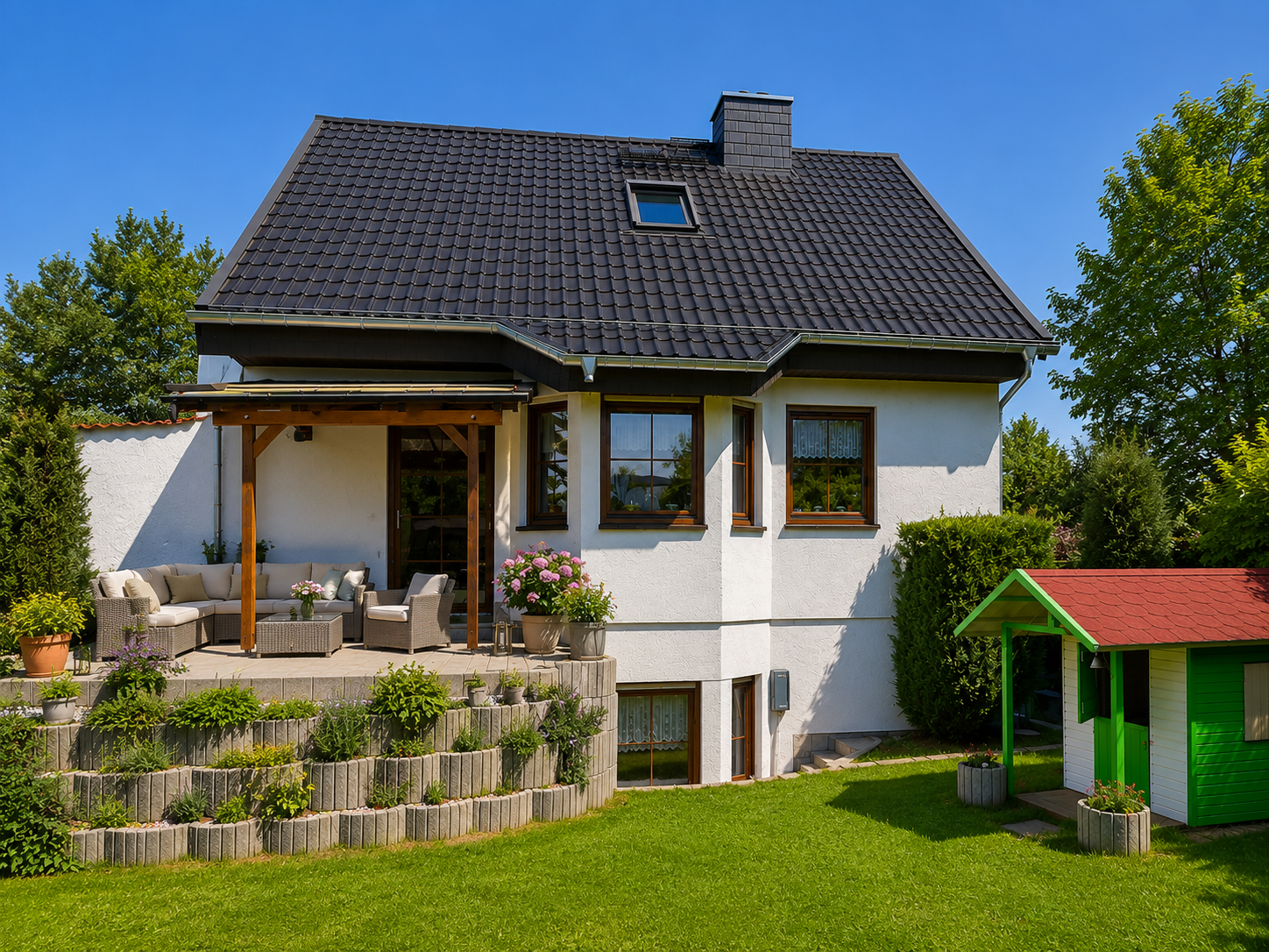 Freistehendes Einfamilienhaus am Heidecker Weg 67 in Doberschütz OT Sprotta-Siedlung
